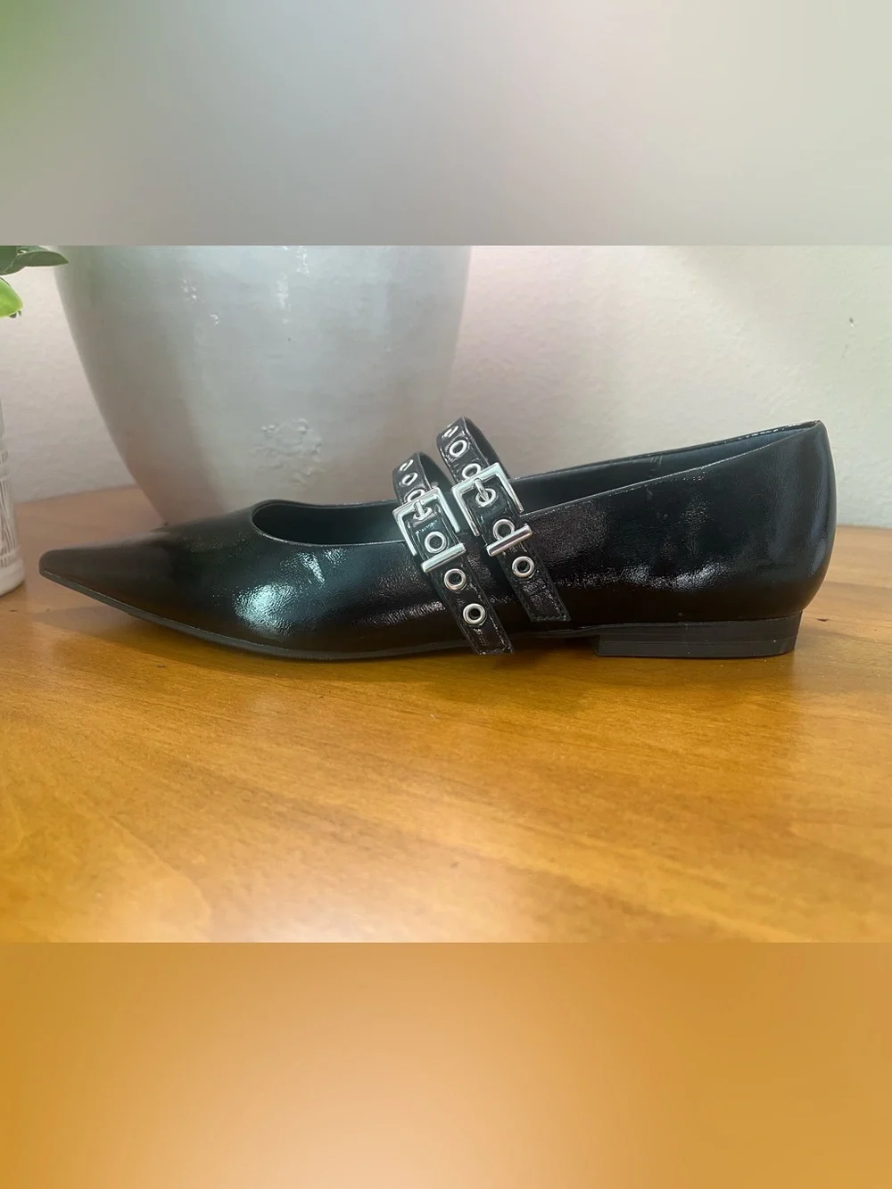 Nordstrom Open Edit Oriana Pointed Toe Mary Jane Flat • Size 8.5 • Like New